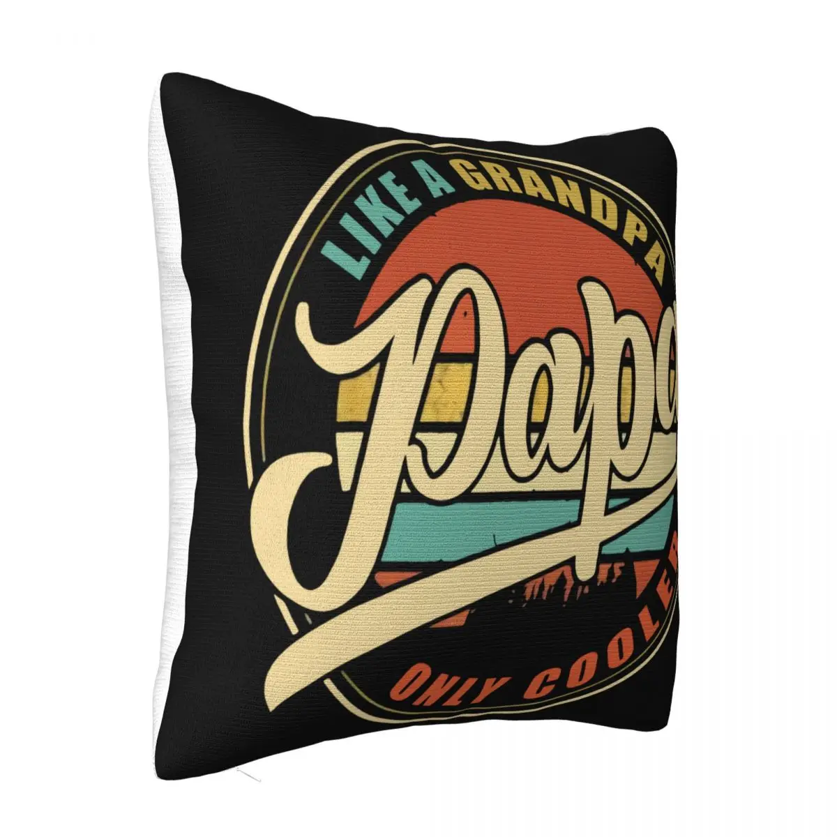 Us Vintage Retro Papa Gifts Grandpa Unisex Oversize Gift Creative Family Personality Rap Pillow Case