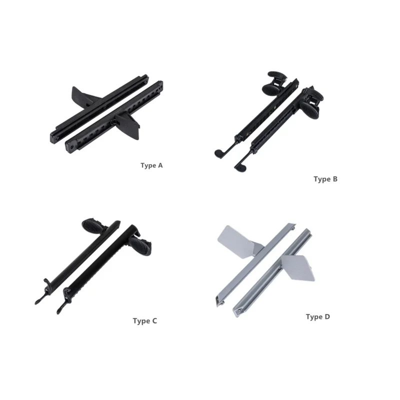 

Подставка для ног (черная/серебристая) из пластика и металла для педальных рыболовных каяков и каноэ, производство Китай