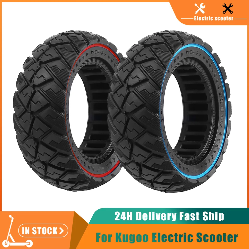 Wear Resistant Anti-puncture 9*3.0-5.5 Off-road Solid Tire For KIRIN Kukirin G2 Pro 2024 Electric Scooter Explosion-proof Tyre