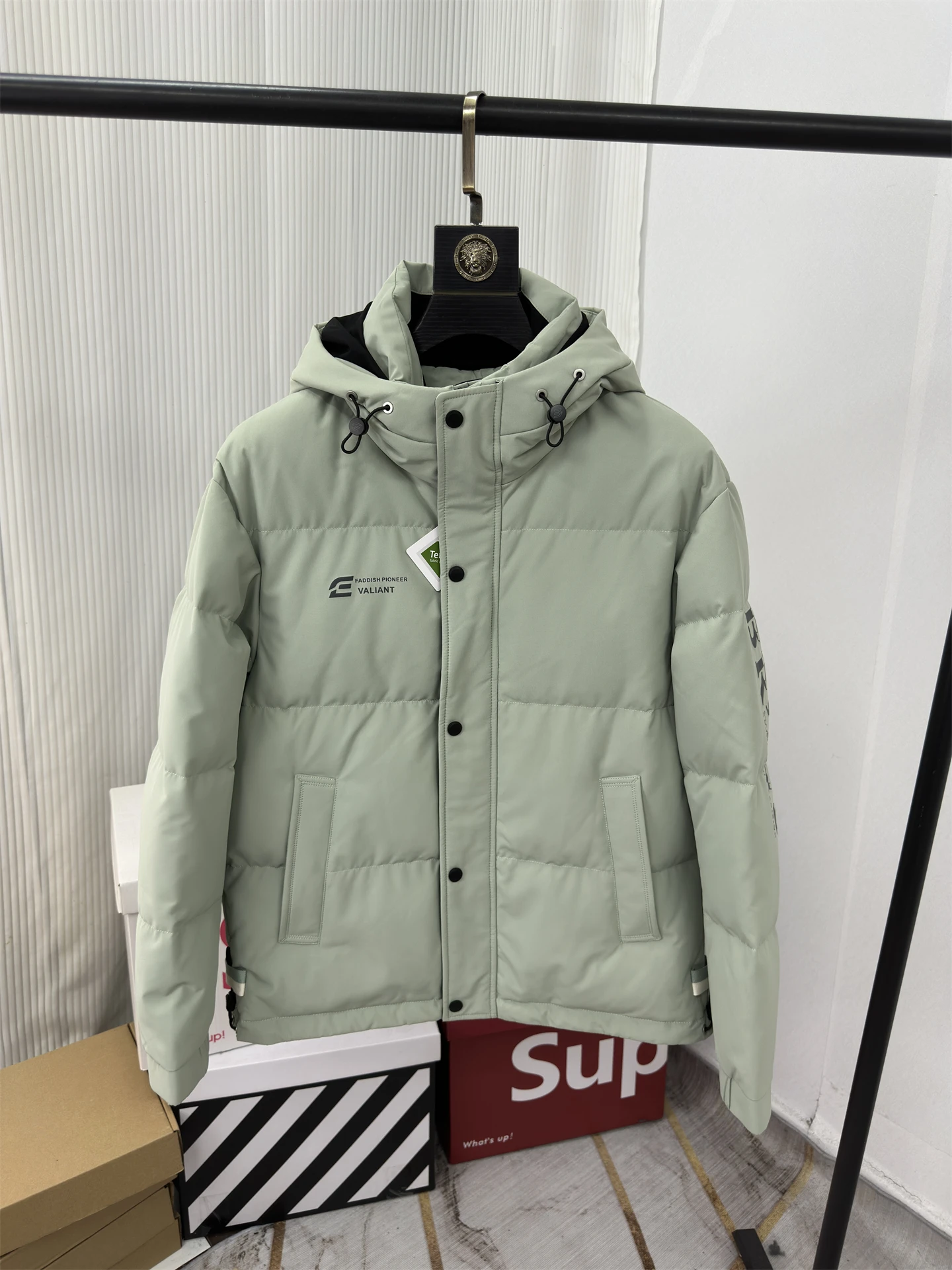 

Теплая модная мужская зимняя куртка с капюшоном, ветрозащитная, уютная, из полиэфирного волокна, удлиненная, повседневная, утепленная