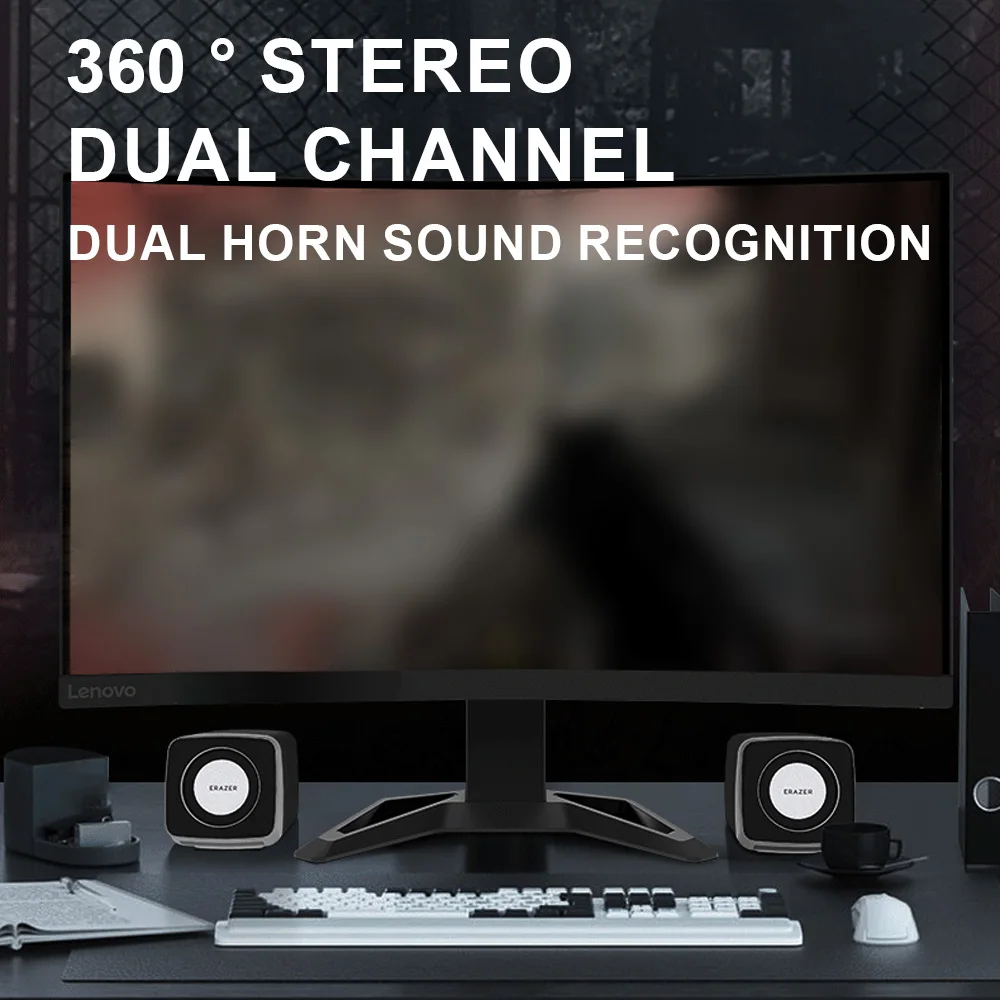 الأصلي لينوفو A200 HiFi جودة الصوت المتكلم السلكية الكمبيوتر المتكلم RGB العصرية تأثير الإضاءة المتكلم ستيريو المؤثرات الصوتية