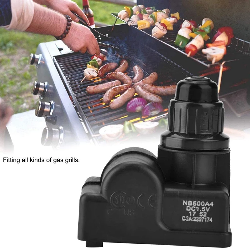 HAEGER BBQ Gas Grill accenditore durevole generatore di scintille accenditore a pulsante 4 prese AA batteria di ricambio per elettrodomestici a Gas