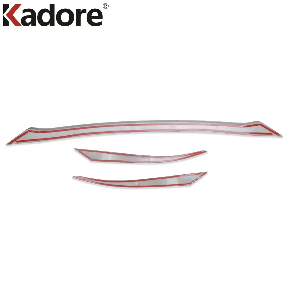 For Mazda 3 M3 Axela 2019-2025 Sedan Front Hood Bonnet Grille Grill Lip Cover Trim Bar Molding Garnish Car Styling Accessories