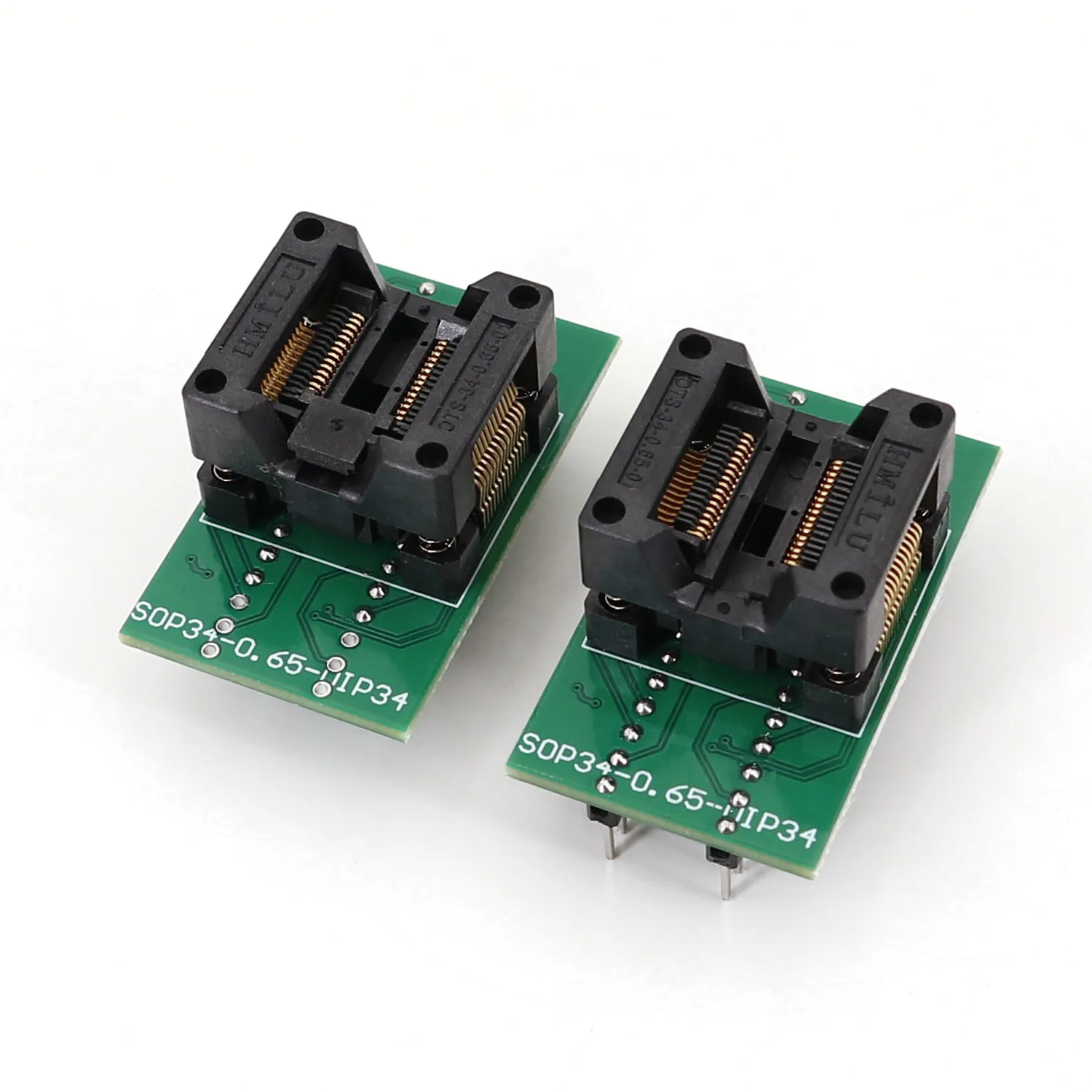 SSOP28/34 to DIP28/34 OTS-34-0.65 Pitch 0.65mm IC Programmer Adapter Test Socket