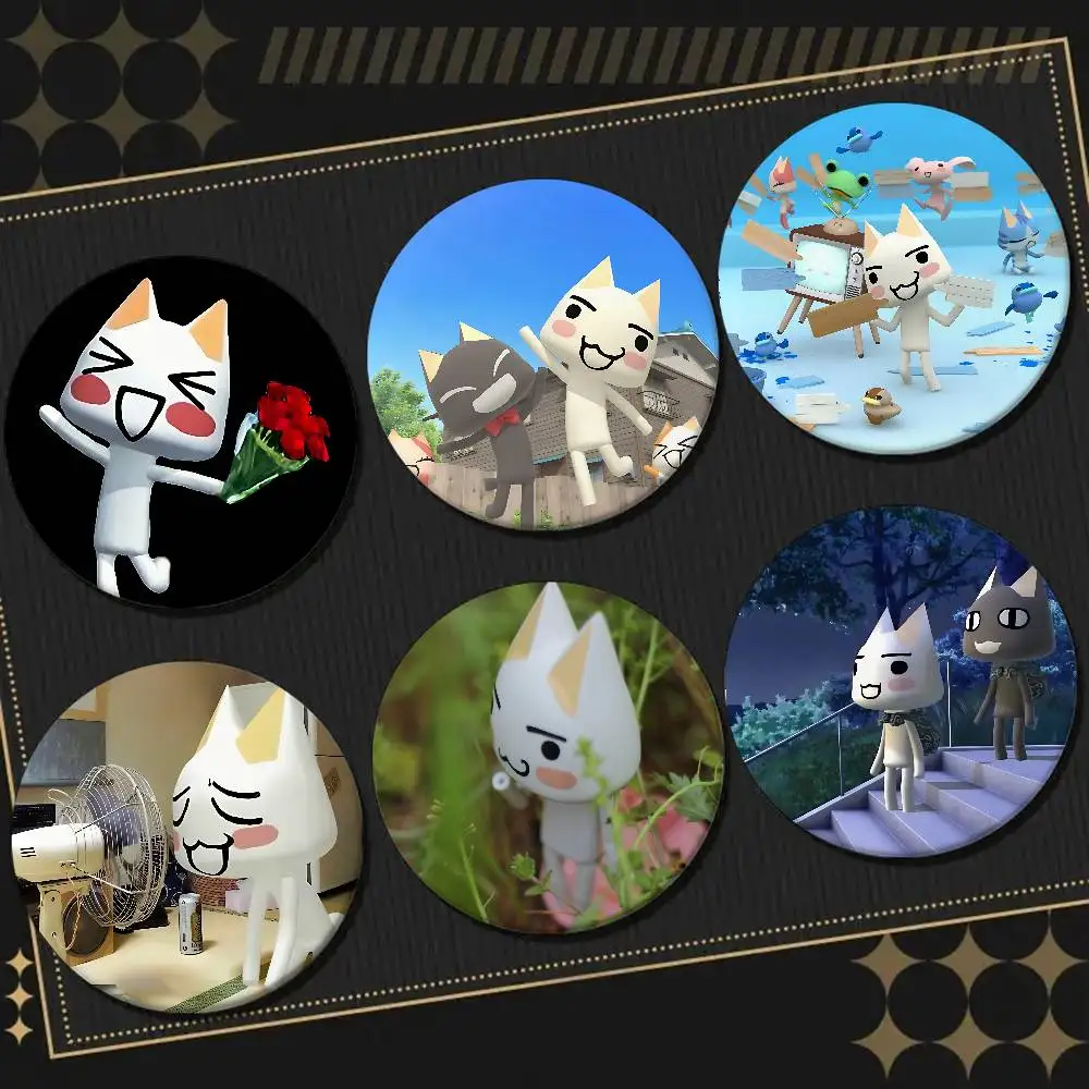 Inoue Toro دبابيس جديدة دبوس زر ناعم مضحك سخيف Gnarpy على لوح التزلج ميمي شارة ألعاب جمع الهدايا S