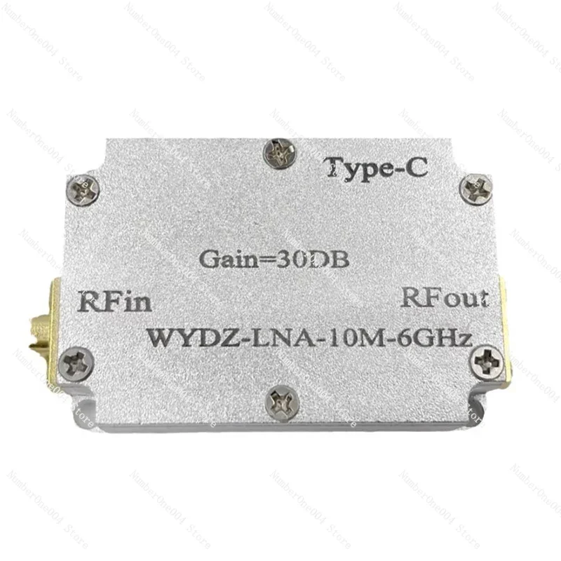 

High Flatness Receiving Amplifier 10M-6Ghz Gain 30Db Rf Driver Hackrf One Receiving Lna-30Db