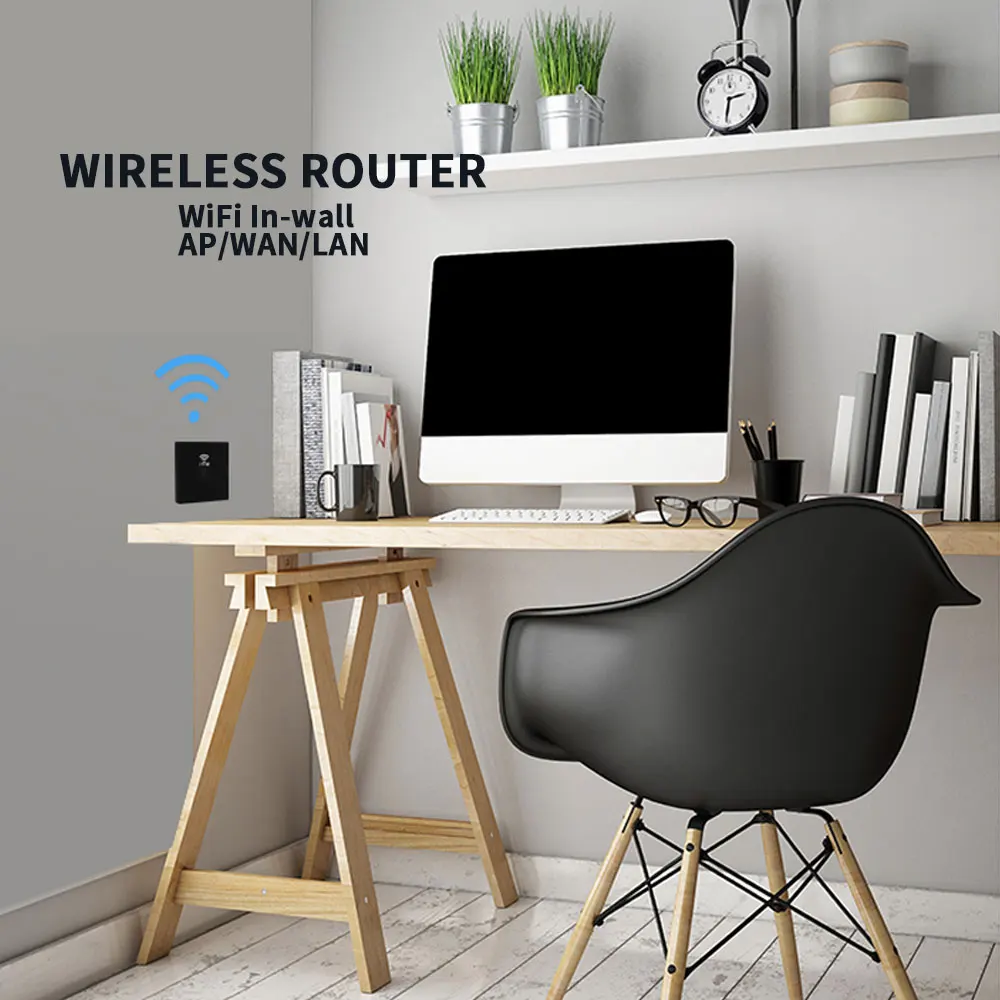 NEW Smart Home Indoor Wall Wifi Cover Seamless Wifi Manage Router 300Mbps  Access Point AP SHOJZJ