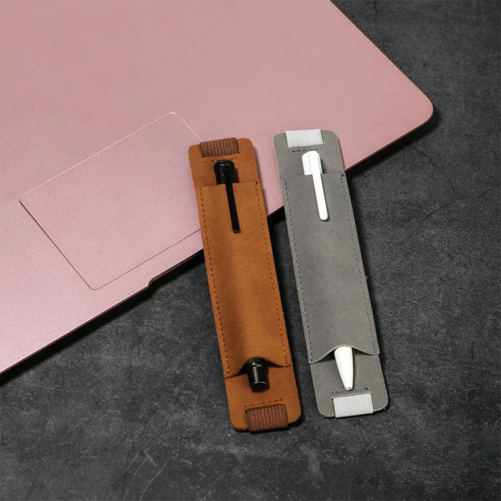 

5 Pcs Business Pen Protector Notebook Holder Frosted Premium PU Material Scratch Proof Travel Gift Pen Case