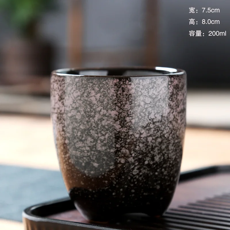 Gradient coffee cup, creative ceramic master , personal tasting cup, large quantity, high price, kiln tea