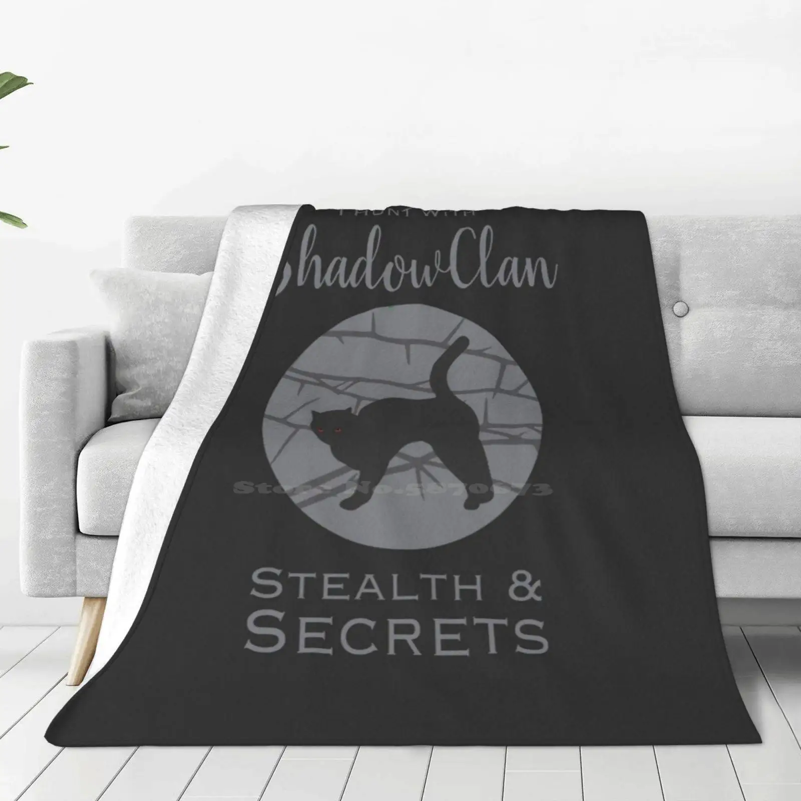 Shadowclan Pride Soft Warm Light Thin Blanket Shadowclan Books Warrior Cats Cats