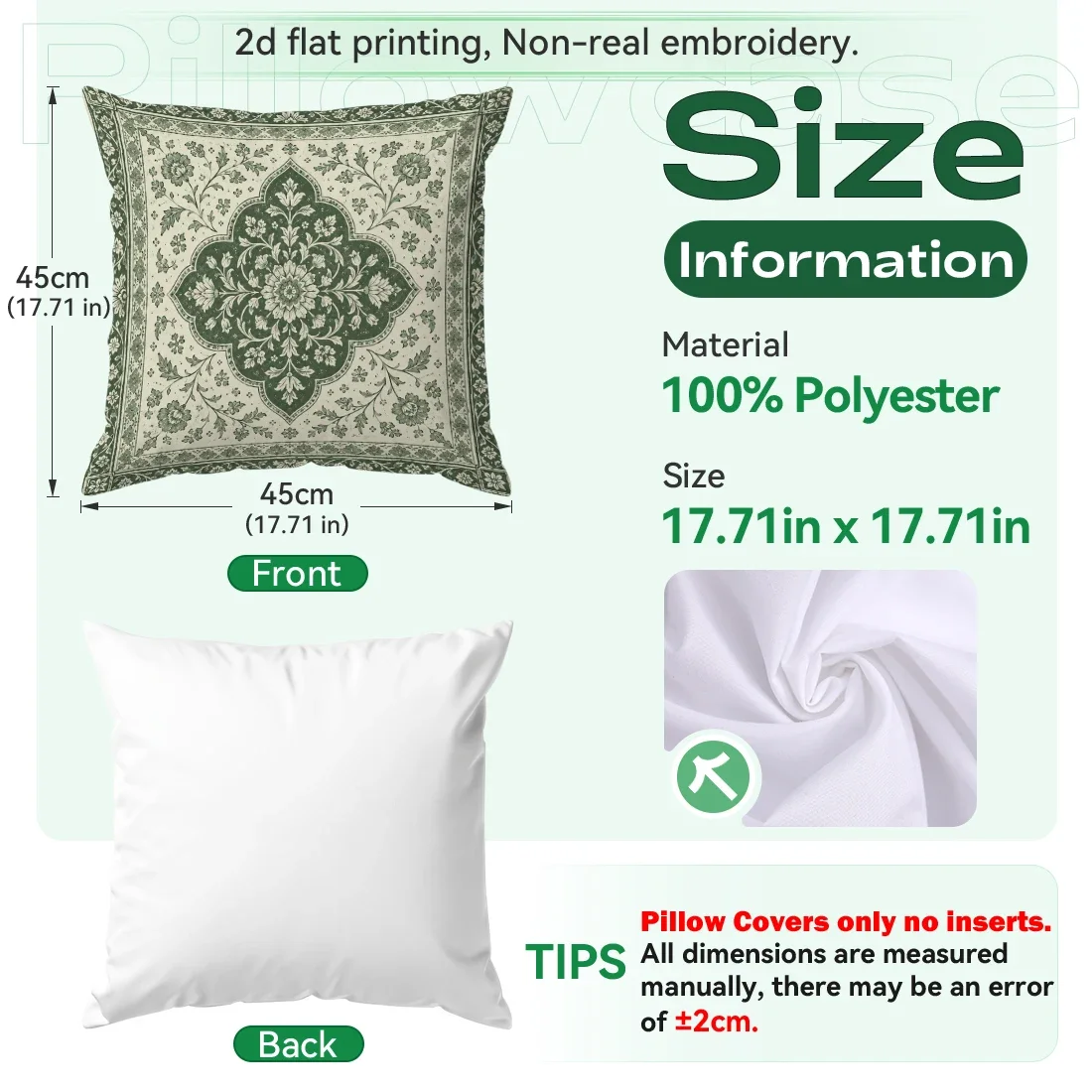 1/4pcs Distressed Retro Diamond Floral Cushions Pillowcase Polyester Cushion Cover Throw Pillow Pillowcover Home Car Sofa Decor