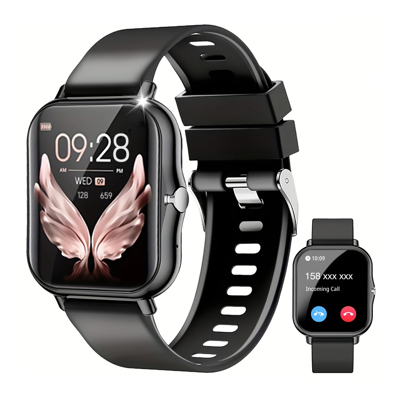 Reloj inteligente, llamadas/cadran inalámbricos, modo multideporte, recordatorio de llamadas y rechazo, varios recordatorios de aplicaciones