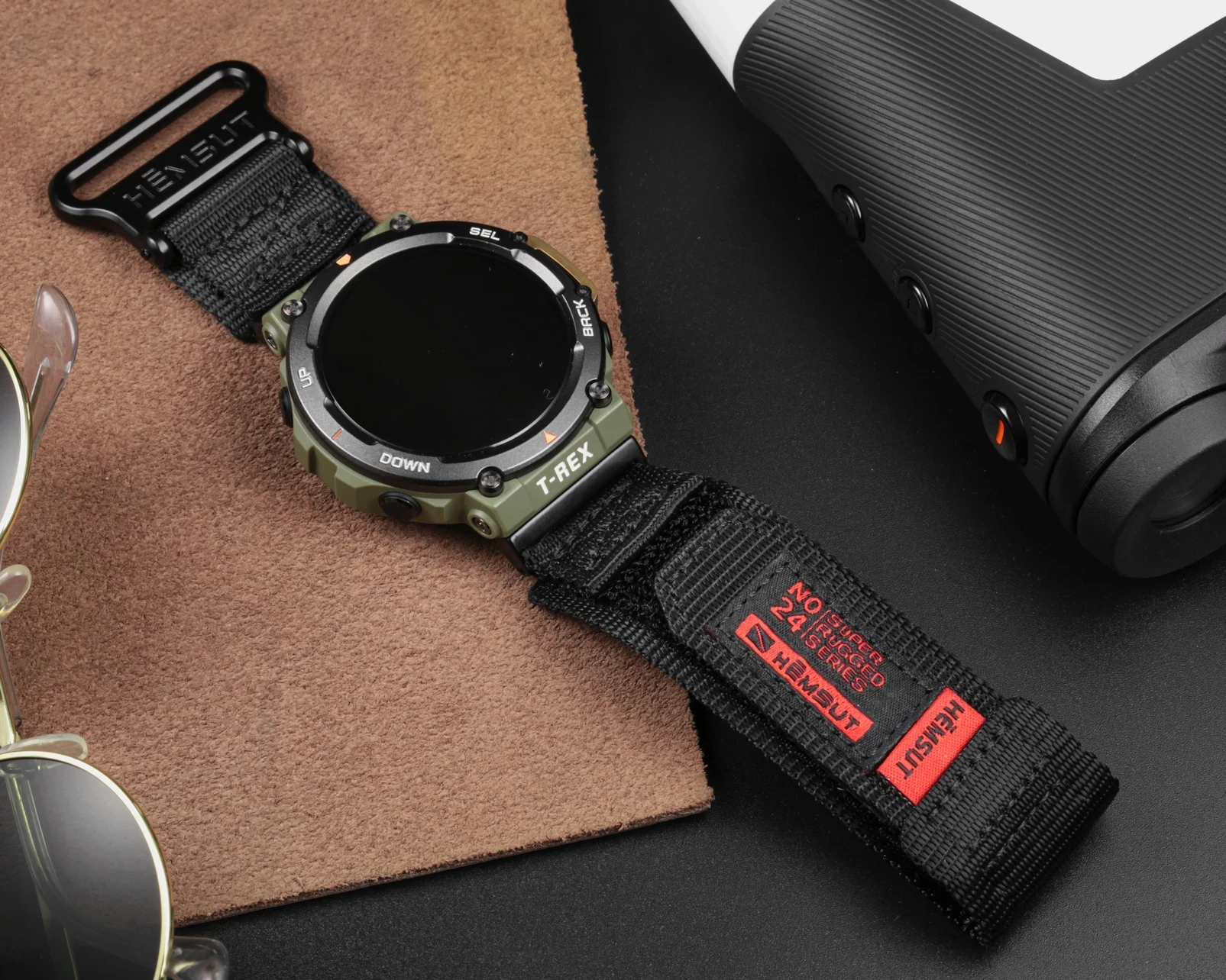 Imagem -05 - Hemsut-pulseira de Relógio de Nylon para Amazfit T-rex Correias de Substituição para Amazfit t Rex Pro