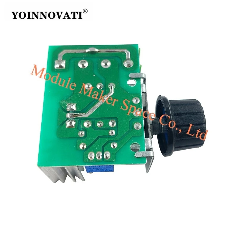 1pcs 2000W 50-220V AC 25A SCR Motor Speed Controller Adjustable PWM Voltage Regulator Temperature Motor Switch Module