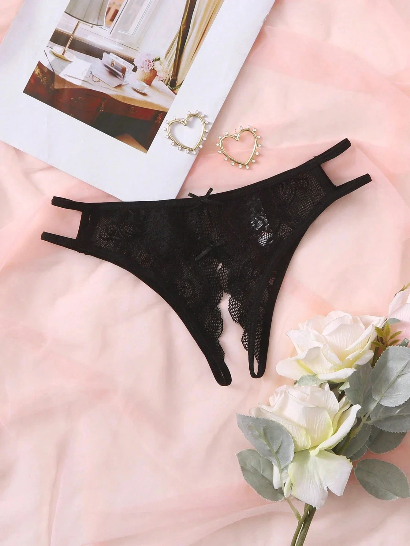 

Кружевное нижнее белье без вырезов с цветочным принтом, сексуальное и дышащее женское нижнее белье с вырезом и невидимым подтяжкой бедер,