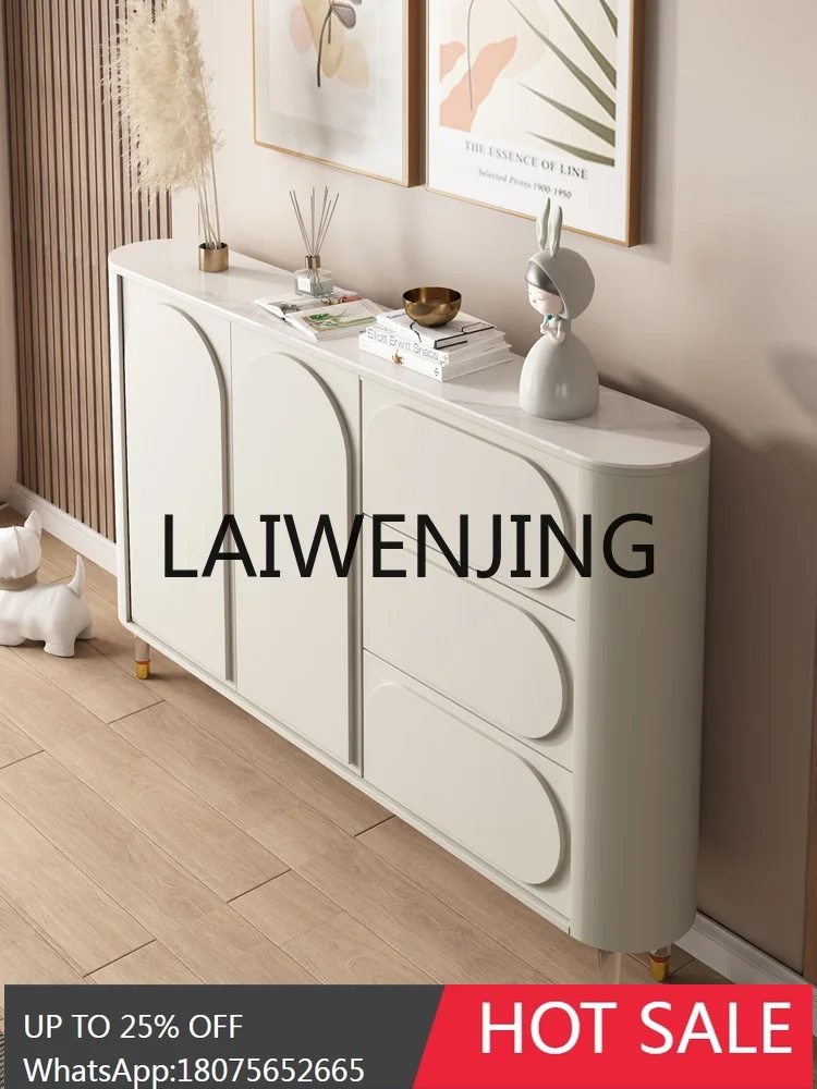 RWJ Narrow Modern Minimalist Tea Storage Kitchen Side Cabinet Buffet
