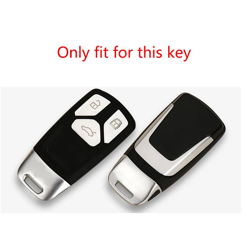 2020 New ABS Car Key Cover Case For Audi A4 B9 A5 S4 S5 8W Q7 4M Q5 TT 8S 2016 2017 2018 2019 Smart Remote Fob Key Case Shell