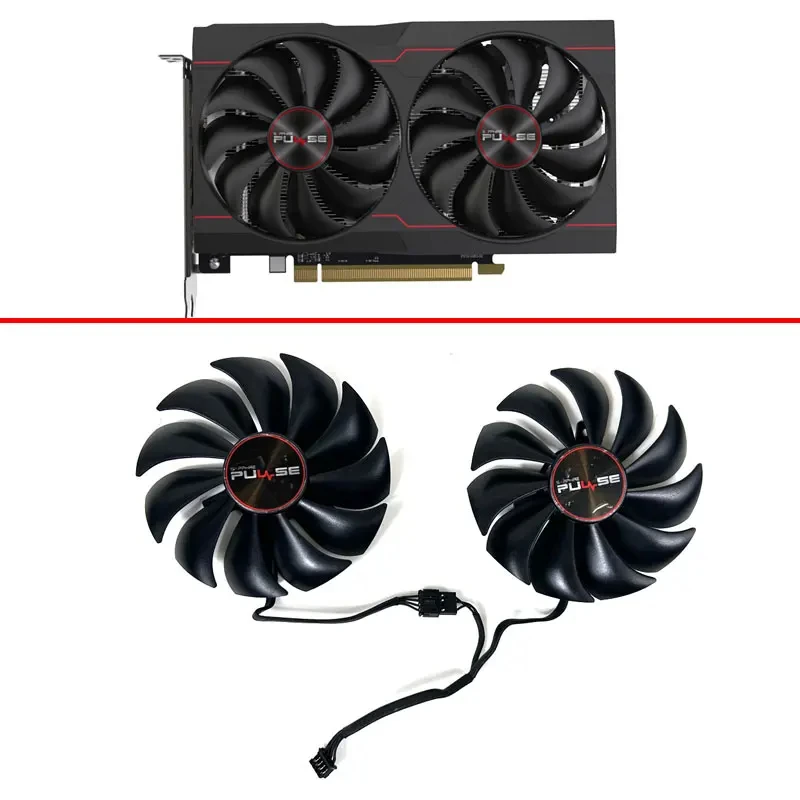 

85MM 4PIN FD9015U12S Radeon RX 6500 XT 4G D6 GPU FAN For Sapphire RX 6500 XT 4GB PULSE Video Card Cooling Replace Graphics Fan