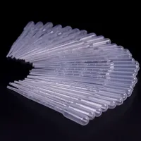 50pcs 1/2/3ML Disposable Plastic Laboratory Pipette Pasteur Pipettes Dropper Experiment Supplies Essential Oils Pipettes Makeup
