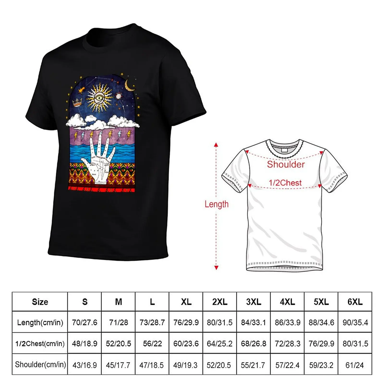 Sacred Geometry Esoteric Prayer T-Shirt Active Wear Sports T-Shirt for Men