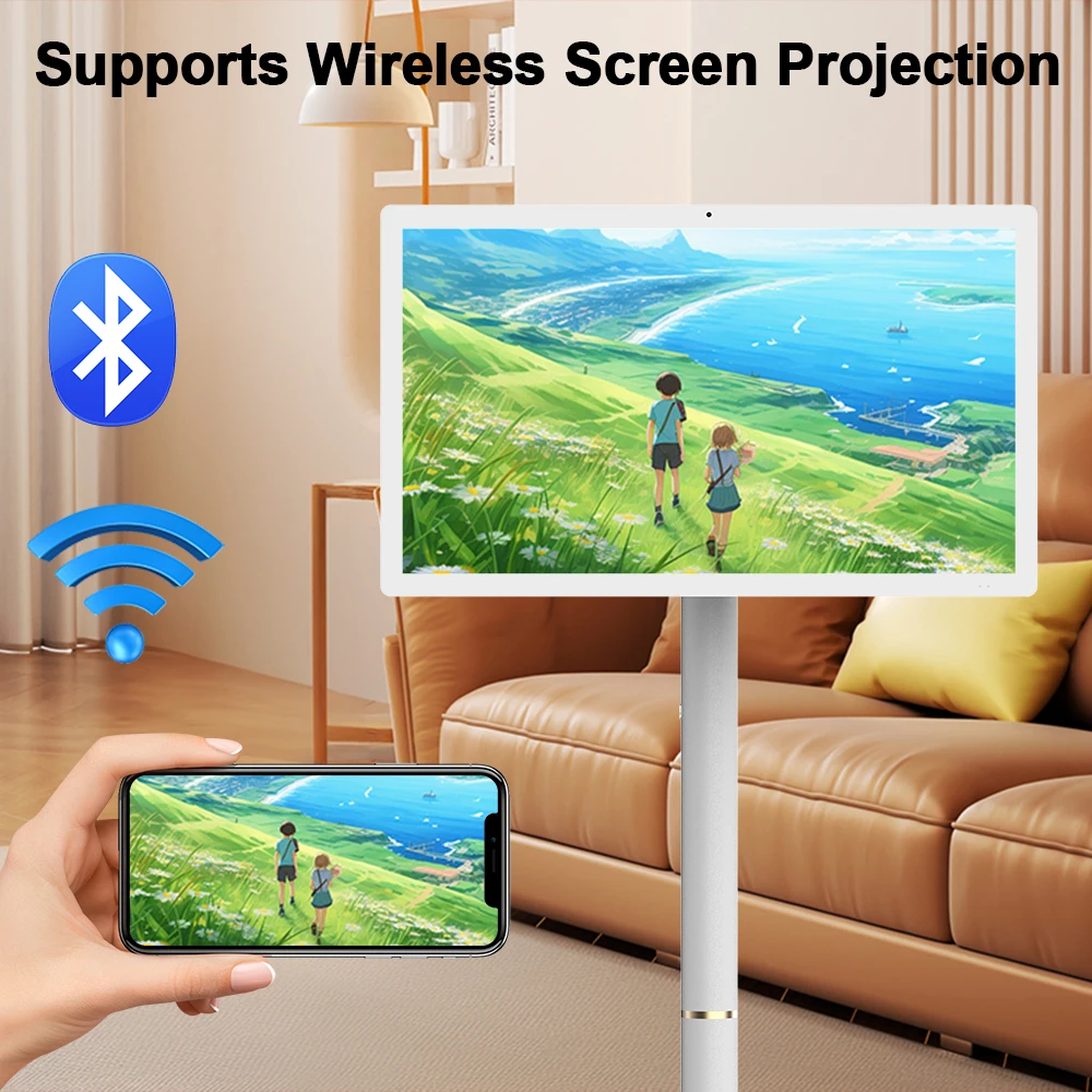 21.5-Inch Rotatable Screen Smart TV Wireless Screen Projection Live Streaming Smart TV Best-Selling Best Friend Machine