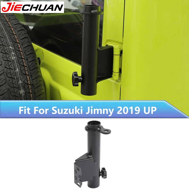 

JIECHUAN Aluminum Alloy Car Rear Tailgate Flagpole Holder Antenna Bracket Fit For Suzuki Jimny 2019 Up,Auto Exterior Accessories