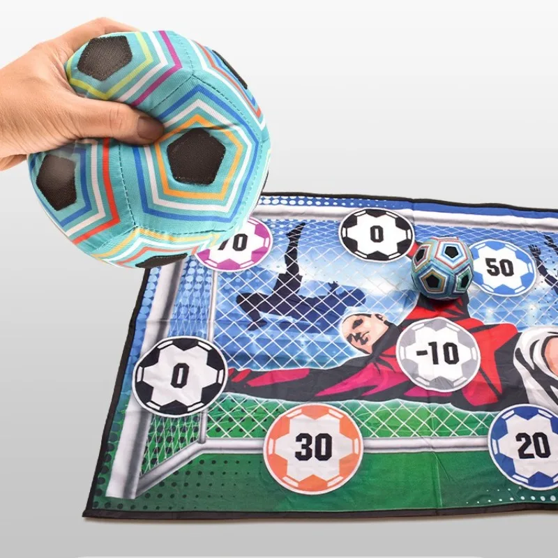 Set di tappetini da calcio Set di giocattoli da calcio per interni all'aperto Regali per ragazzi di allenamento di calcio multigiocatore Giochi di calcio competitivi multigiocatore