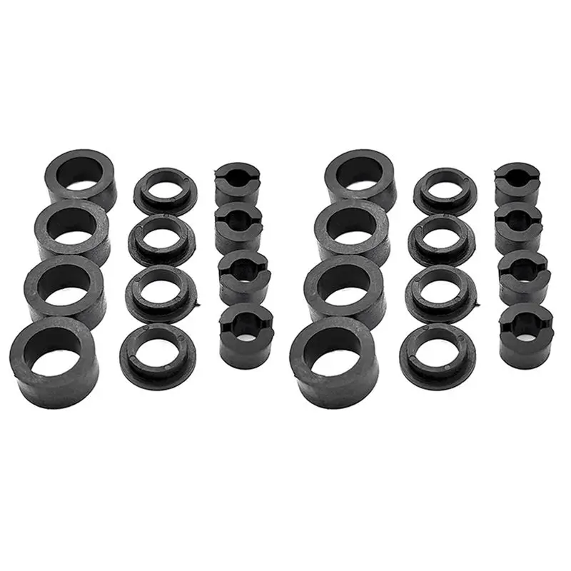 Strict 2X Support Bushings Seat Bushings For Jeep Wrangler TJ LJ 1998-2006 Black Direct Replacement Seat Bushing