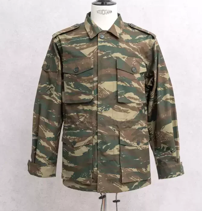 Lizard Camouflage Uniform Man Spring Suit Include Jacket Pants Vintage