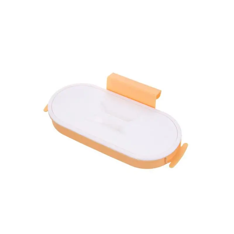 Portable plastic trash hanging bag kitchen trash storage rack bag hook scouring pad drying rack kitchen supplies