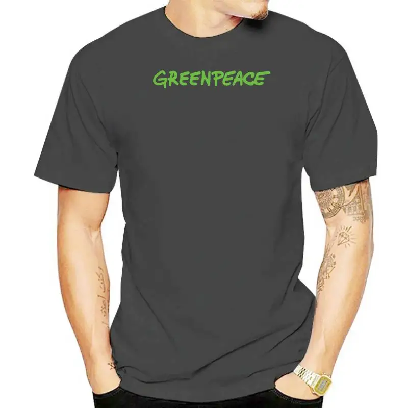 Greenpeace T-Shirts Novelty Branded Tee Top Summer T Shirt For Men Free Shipping Customized Building Anlarach Short Sleeve