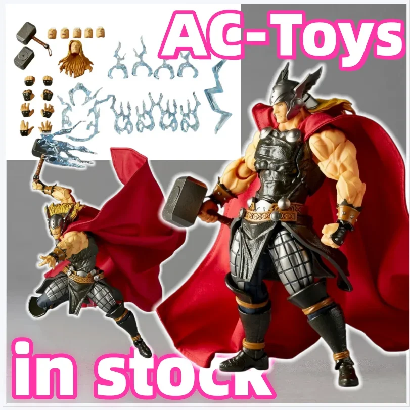 

New Ko KAIYODO Revoltech Thor Joint Enhanced Version Action Figure Thors Anime Figure Birthday Gift Desktop Decoration Toy Gift