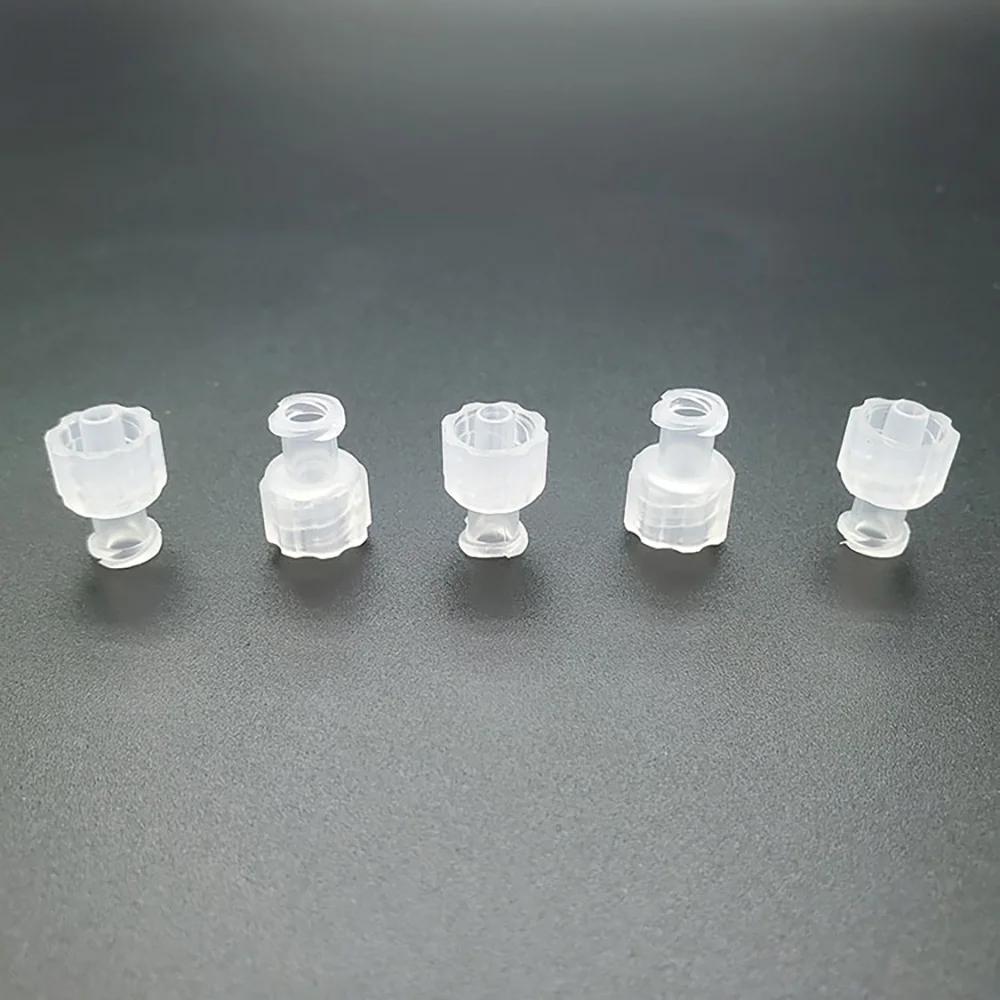 Luer Lock Adapter Syringe Air Valve Pipe Dispensing Glue Barrel Fitting PP Plastic Connector
