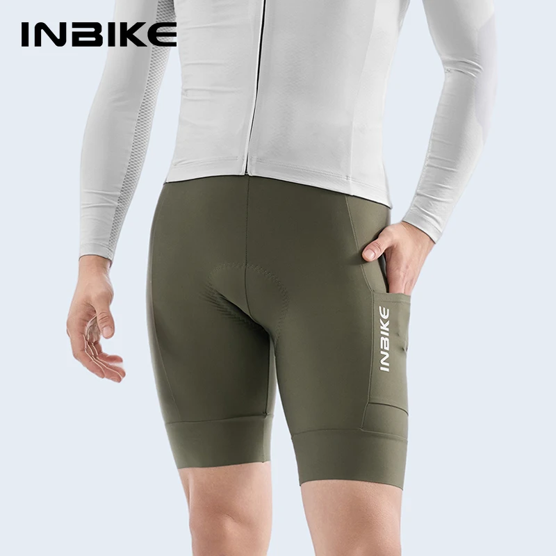 INBIKE Men's Cycling Shorts Bike Shorts Cycling Duration 6 Hour Padded Road Bike Biking Pants Bicycle Tights With Side Pockets - Image 5