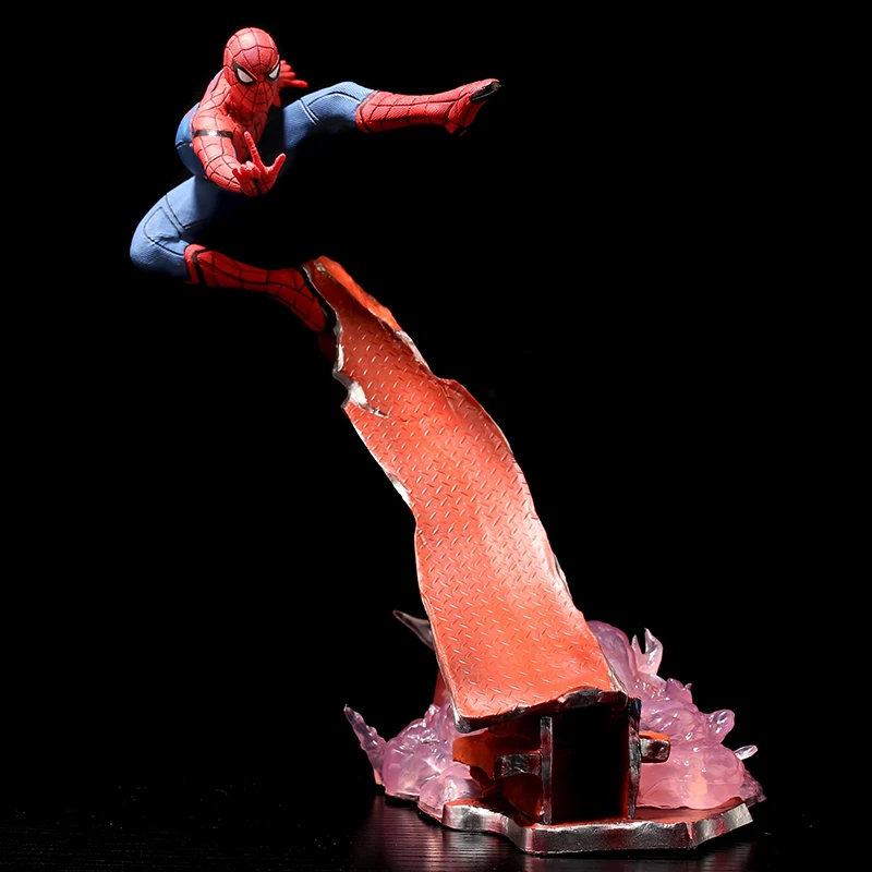 24cm Movie Spider-Man Figurine GK Marvel No Way Home Action Figures PVC Anime Collection Model Peripheral Toys Birthday Gifts