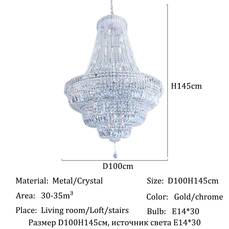 Luxury Crystal High-end Creative LED Pendant Light Restaurant Bedroom Villa Lobby Suspension Chandeliers Home Decor Lamps Lustre