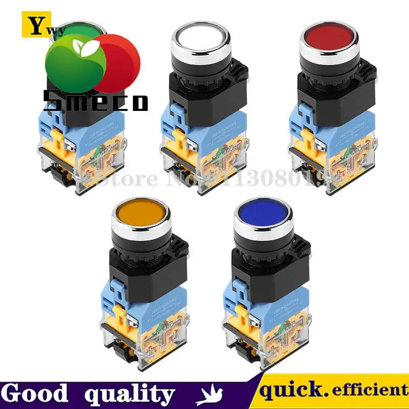 Power reset start button switch switch LA38-11DNZS red green yellow 22mm220V 24V12v