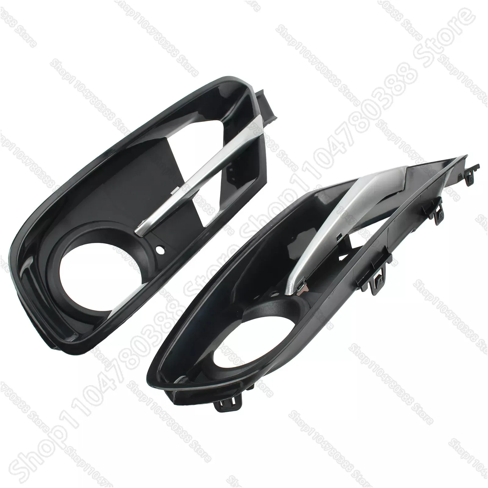 المصد الأمامي الضباب ضوء الحافة غطاء مصبغة الكسوة ل 2012-2015 3 سلسلة (F30 F31) 51117300739 51117300740 51117293105 51117293106 #5