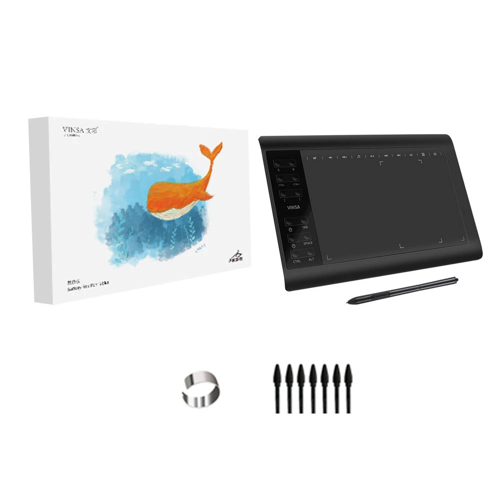 PC graphic display tablets drawing pad  with pen digital pen with express keys for computer graphic design android