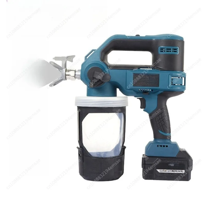 

1000ML Electric Spray Lithium Electric Rechargeable Cordless High Pressure Airless Sprayer Paint Tool