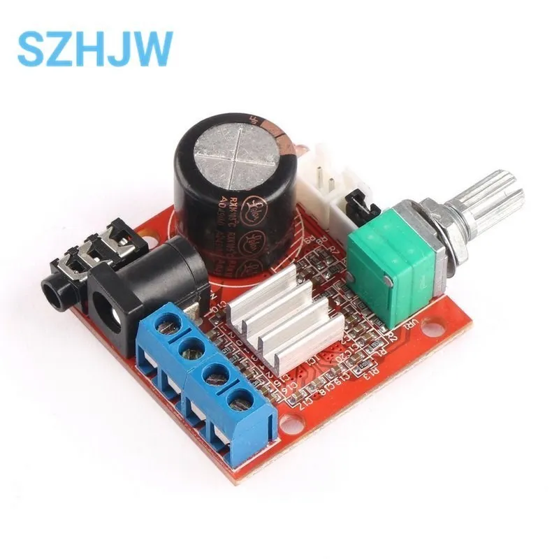 12V Mini Hi-Fi PAM8610 Audio Stereo Amplifier Board 2X10W Dual Channel D Class