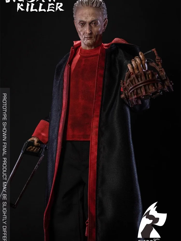 BIGDOG STUDIO SC012 1/6 تحصيل بانوراما القاتل رجل عمل الشكل استبدال خنزير رئيس ديكور 12 بوصة ذكر تمثال نموذج #6