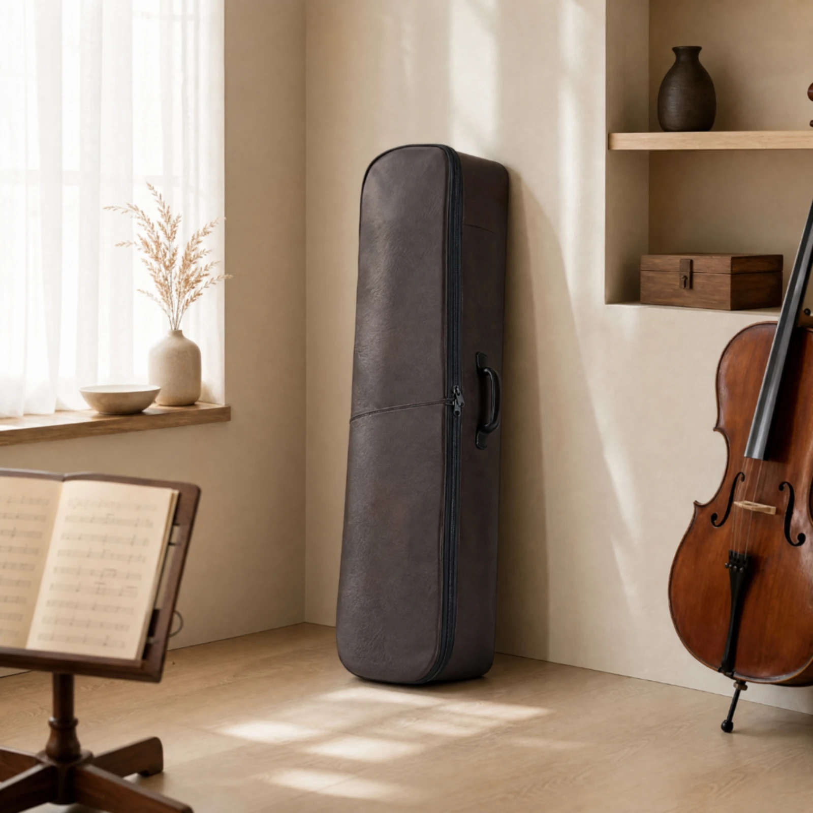 Stringed Instrument Carrying Case Wear-Resistant Padded Instrument Bag Long-Lasting Lightweight for Musicians, Rehearsals