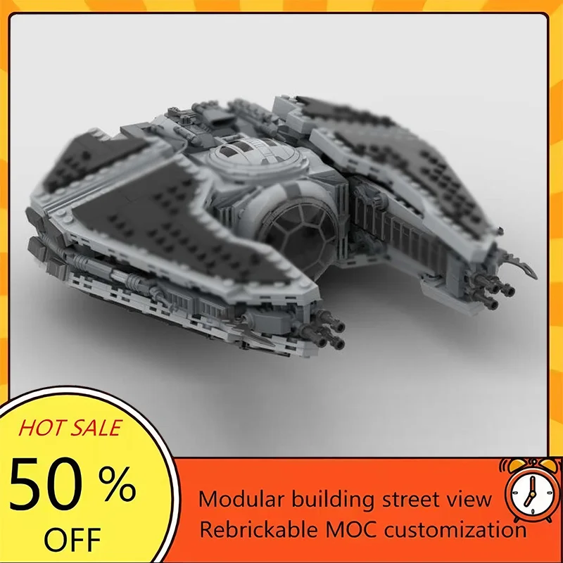 

Набор для сборки космического корабля из 1268 деталей: популярная модель из фильма «Звездные войны», модульный конструктор, технологичный подарок, праздничный набор для детей