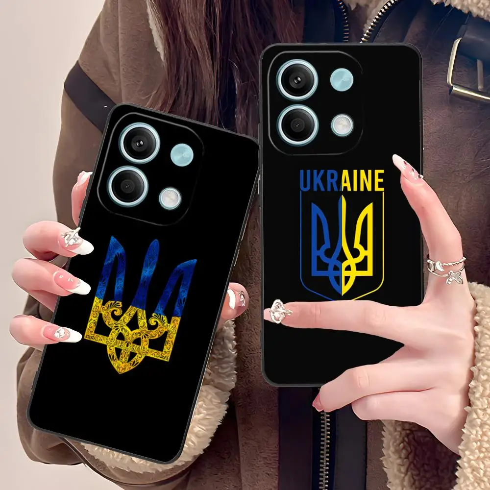 أوكرانيا العلم المحمول قضية الهاتف الخليوي ل POCO M7 M6 M5 M4 M3 X7 X6 X5 X4 X3 Pro GT 5G غطاء الطباعة الملونة غطاء فاخر جميل #5