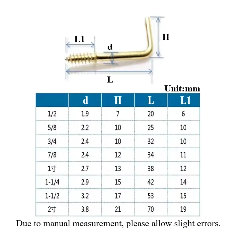 L Shaped Self Tapping Screw Metal Right Angle Screws for Hanging Picture Frames Hooks Carbon Steel