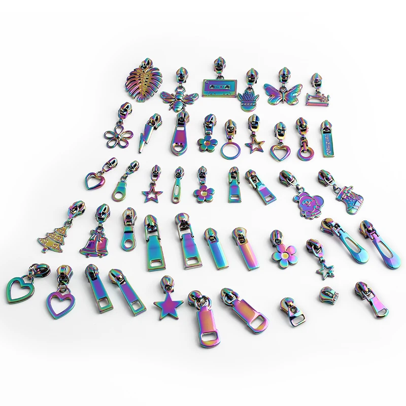5-20Pcs 5# Zipper Slider for Nylon Zippers Closure Bag Pocket Zip Puller Heads Clothing Zips lock Repair Kit Sewing Accessories