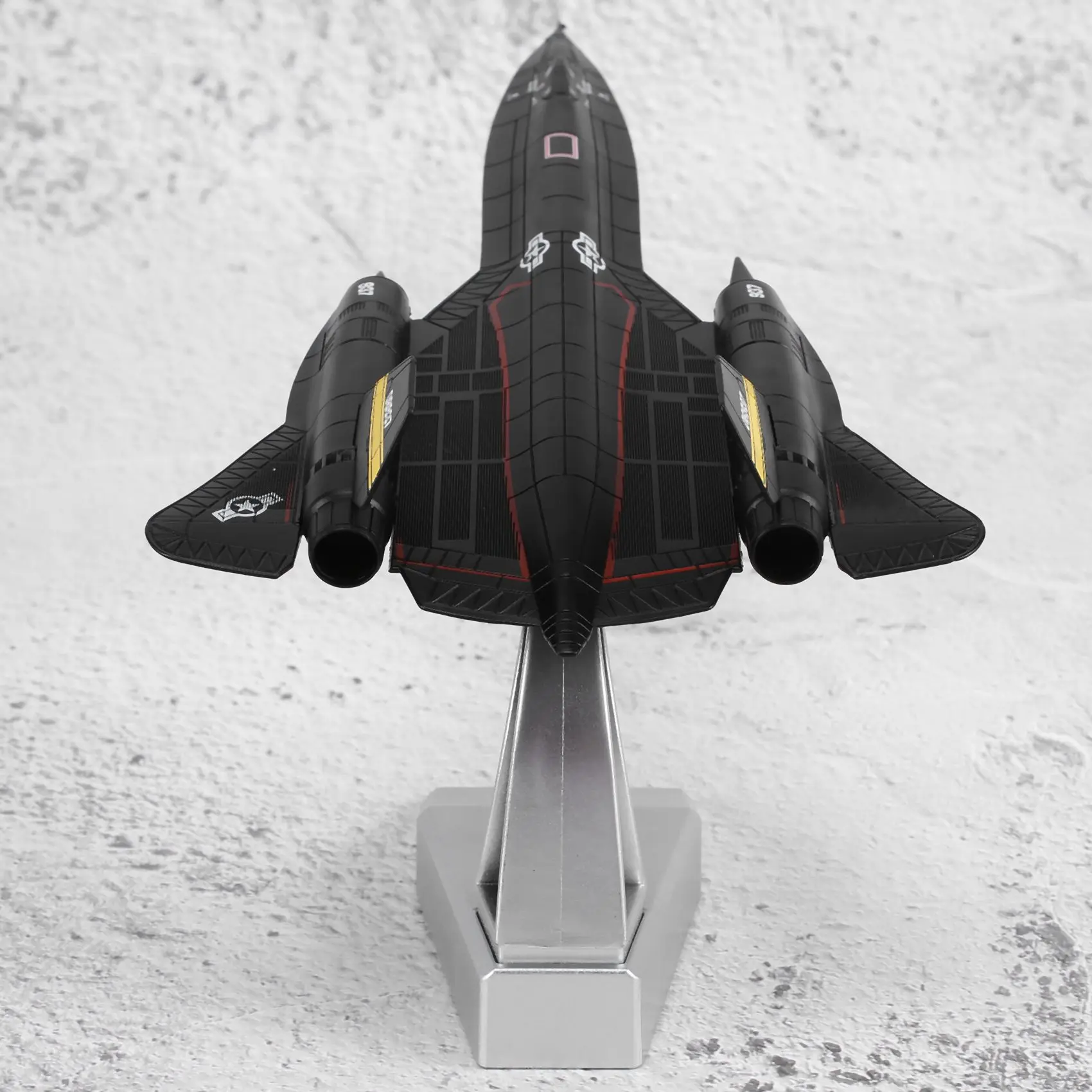 1/144 Diecast SR-71A Blackbird modello di aereo da ricognizione per bambini decorazioni per l'home Office per adulti