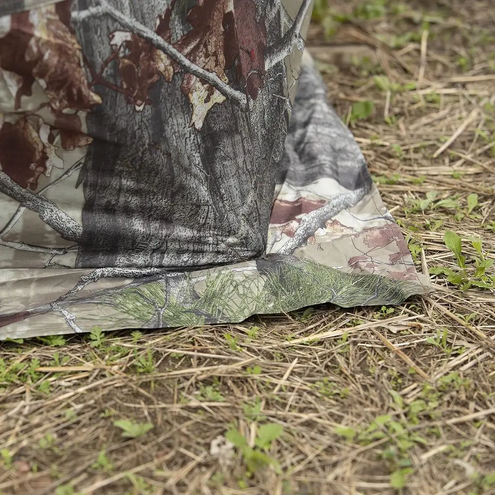 3인용 휴대용 팝업 사냥 블라인드, 백우드 카모, 지상 사냥, BC350BW