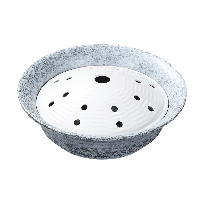 CX Mountain Wild Wind Hot Pot Restaurant Stone Pattern Mao Belly Beef Jerky Ice Plate Duck Intestine Plate